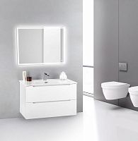 Тумба с раковиной BelBagno Etna 39 80 bianco lucido