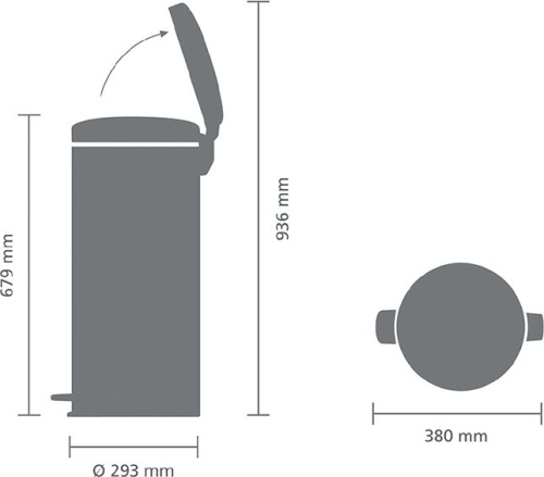 Мусорное ведро Brabantia NewIcon 114540 фото 6