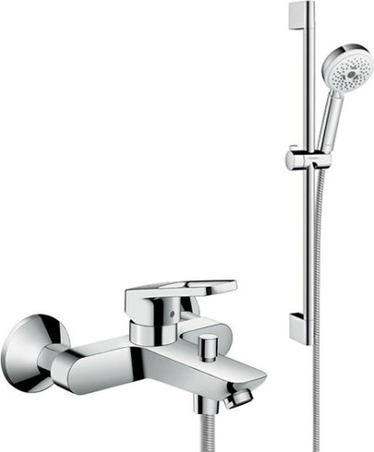 Душевой комплект Hansgrohe Logis loop 71244000 смеситель + душевой гарнитур фото 3