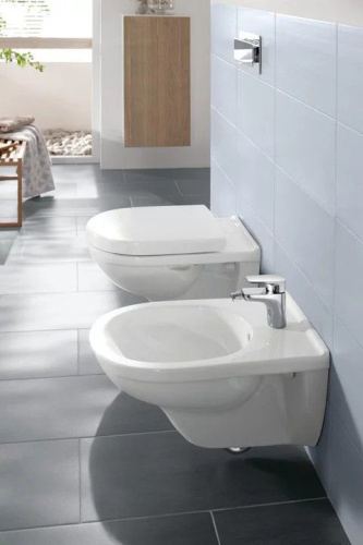 Унитаз подвесной Villeroy & Boch O.Novo 5660H1R1 альпийский белый фото 5