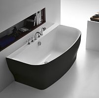 Акриловая ванна BelBagno BB74-NERO 165x80