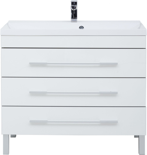 Мебель для ванной Aquanet Верона 100 белая фото 2