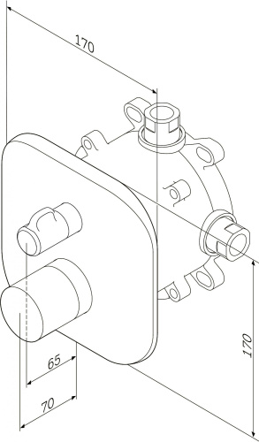 Термостат AM.PM Sensation F3085500 для душа фото 8