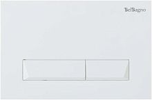 Кнопка смыва BelBagno Marmi BB009-MR-BIANCO белая