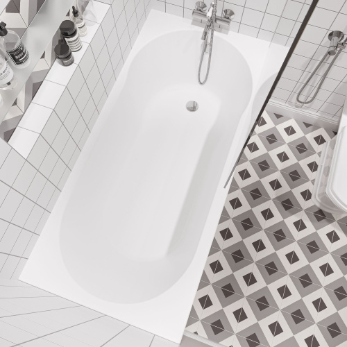 Акриловая ванна STWORKI Хельсинки 150x70 с каркасом фото 13