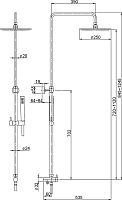 Душевая стойка Paini RS 50CR191ART5P3