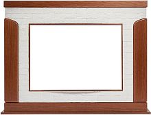 Портал Firelight Prestigio 30 камень белый, шпон дуб