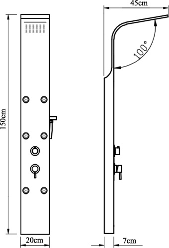 26 608 руб. Душевая панель Aquanet Galaxy 209998 фото 6 Душевая панель Aquanet Galaxy 209998 фото 6