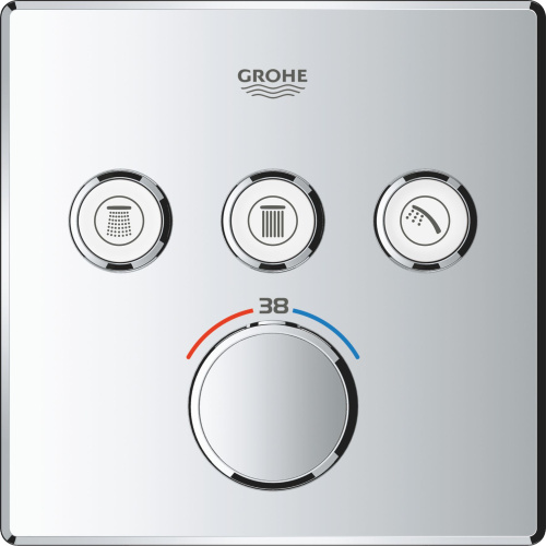 Душевой комплект Grohe Grohtherm SmartControl 34706000 С ВНУТРЕННЕЙ ЧАСТЬЮ фото 13