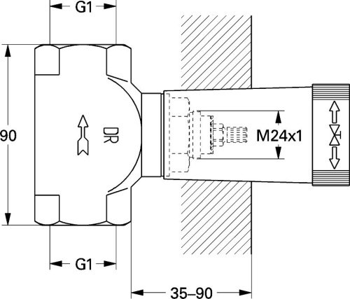 Скрытая часть Grohe 29805000 фото 2