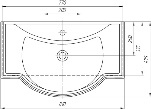 Мебель для ванной 1MarKa Прованс New 80Н фото 3