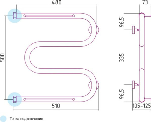 10 400 руб. Полотенцесушитель водяной Сунержа М-образный 50x50 с 2 полками фото 3 Полотенцесушитель водяной Сунержа М-образный 50x50 с 2 полками фото 3