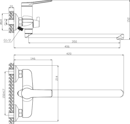 Смеситель Olive'S Asturia 30221AS