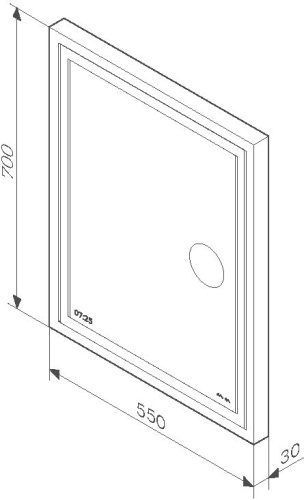 Мебель для ванной AM.PM X-Joy 55, подвесная, белый глянец фото 3