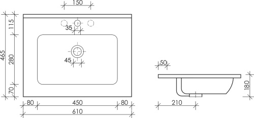 Раковина Ceramica Nova Element CN7001 фото 2