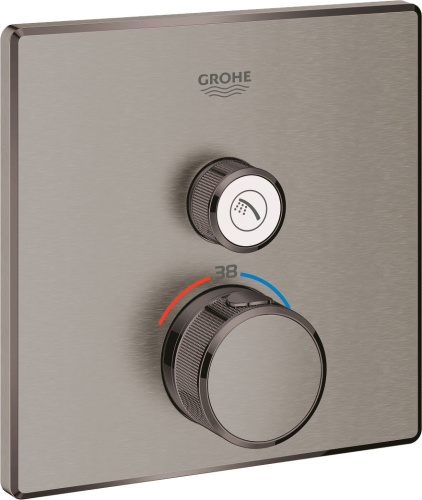 Термостат Grohe Grohtherm SmartControl 29123AL0 для душа, темный графит