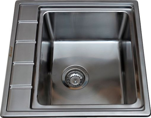 Комплект Мойка кухонная Seaman Eco Roma SMR-5050A без отверстий + Смеситель Seaman Barcelone SSL-5384 Water для кухонной мойки + Измельчитель отходов фото 4