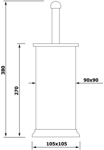 Ершик Sapho Simple Line GA1210 фото 3