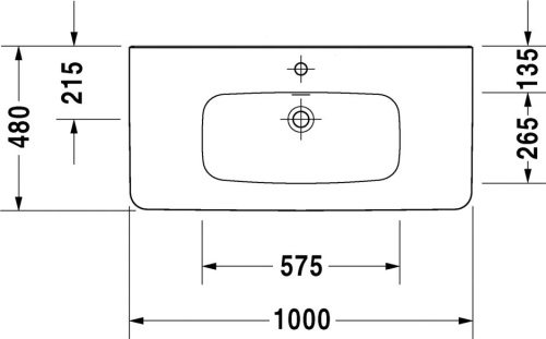 Раковина Duravit DuraStyle 232010 фото 7