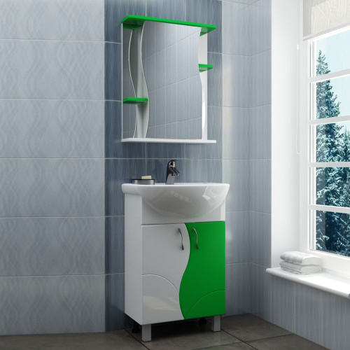 Мебель для ванной Vigo Alessandro 4-55 зеленая фото 7