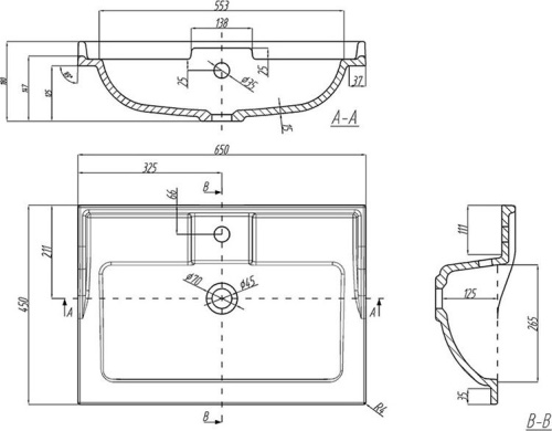 Мебель для ванной AQUATON Лофт Фабрик 65 дуб кантри фото 7