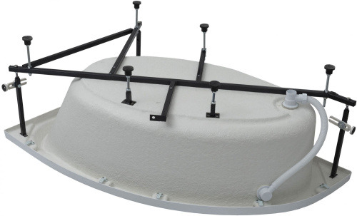 Акриловая ванна Aquanet Lyra 255738 150х100 R с каркасом фото 5