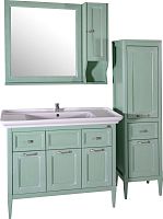 Мебель для ванной ASB-Woodline Гранда 105 зеленая