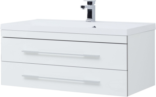 Мебель для ванной Aquanet Верона 100 подвесная белая фото 14