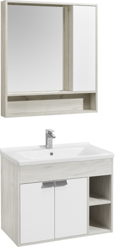 Мебель для ванной AQUATON Флай 80 дуб крафт фото 6