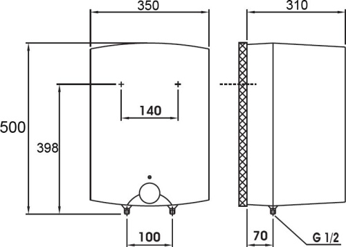 Водонагреватель Gorenje GT 15 O/V6 установка над мойкой фото 4