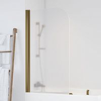 Шторка на ванну Vegas Glass EV 76 05 10 L профиль бронза, стекло сатин