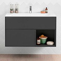 Мебель для ванной Villeroy & Boch Finion G040GKGK 100 с подсветкой и освещением стены