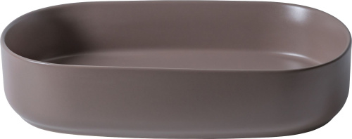 Раковина Allen Brau Fantasy Oval 55x36, коричневая фото 7