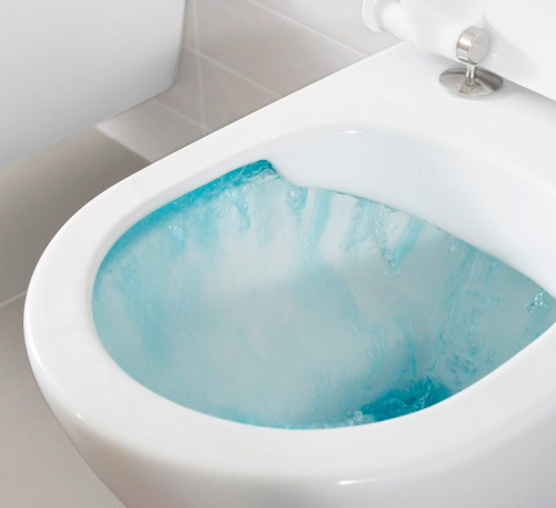 Унитаз подвесной Villeroy & Boch O.Novo 5660HR01 alpin, безободковый фото 4