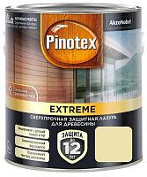 Пропитка декоративная для защиты древесины Pinotex Extreme белая полуматовая 0,9 л.