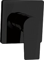 Смеситель Aquanet Static AF330-50B С ВНУТРЕННЕЙ ЧАСТЬЮ, для душа, чёрный