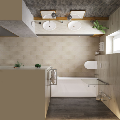 Акриловая ванна 1ACReal ОМР Palermo 180x80 Акриловая ванна 1ACReal ОМР Palermo 180x80