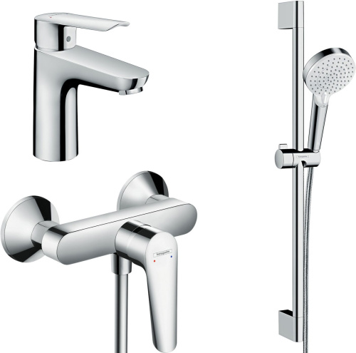 Душевой комплект Hansgrohe SET Logis E 100 (d)