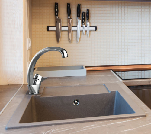 Смеситель GPD Florus MTE170 для кухонной мойки фото 3