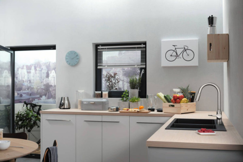 Смеситель Hansgrohe Focus M43 71811000 для кухонной мойки, хром фото 2