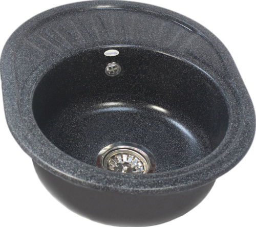 Мойка кухонная Ulgran U-107м-308 черная фото 2