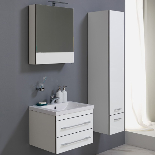 Мебель для ванной Aquanet Верона 58 подвесная белая фото 2