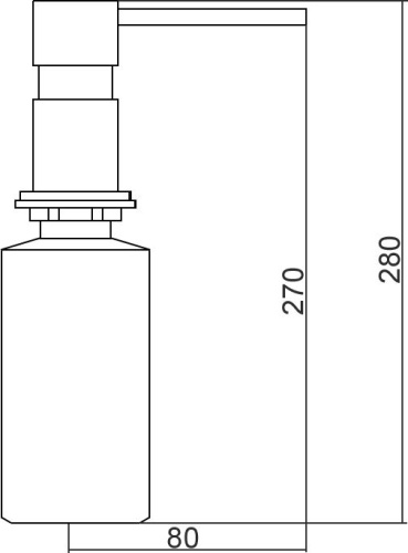 Дозатор Seaman SSA-013 Copper фото 2