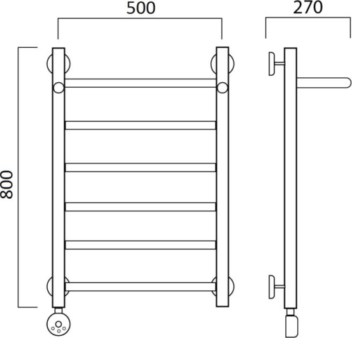 20 367 руб. Полотенцесушитель электрический Aquanerzh Прямой с полкой L 80х50 фото 2 Полотенцесушитель электрический Aquanerzh Прямой с полкой L 80х50 фото 2