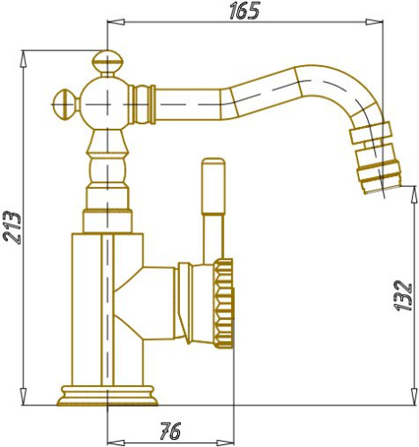 17 280 руб. Смеситель Bronze de Luxe 21688 для биде фото 3 Смеситель Bronze de Luxe 21688 для биде фото 3