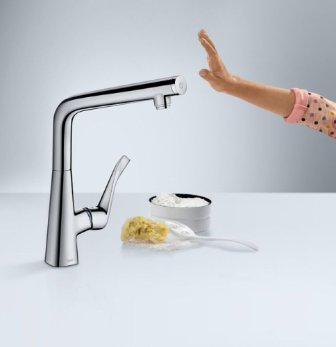 74 890 руб. Смеситель Hansgrohe Metris Select 14883000 для кухонной мойки фото 4 Смеситель Hansgrohe Metris Select 14883000 для кухонной мойки фото 4