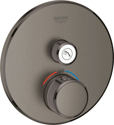 Термостат Grohe Grohtherm SmartControl 29118AL0 для душа, темный графит