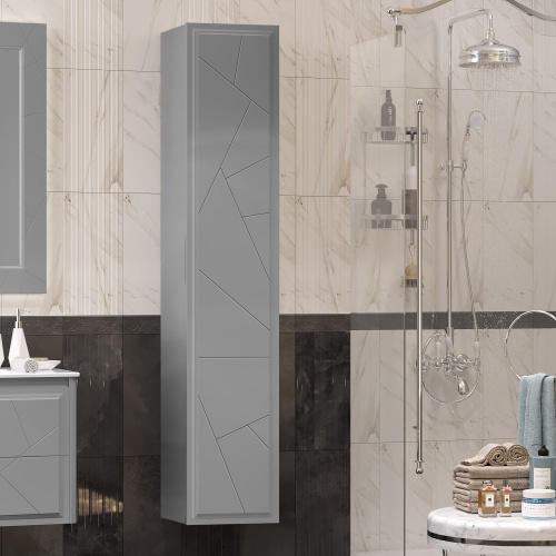 Шкаф-пенал Opadiris Луиджи 35 серый