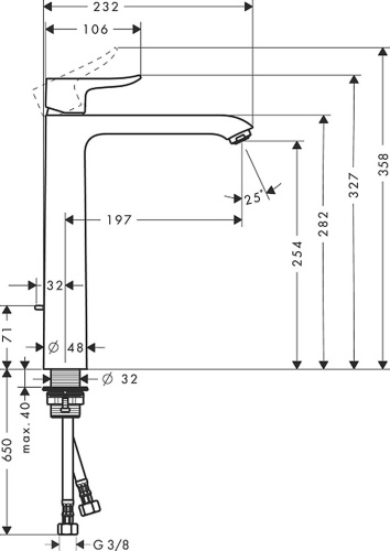 Душевой комплект Hansgrohe Metris 31680000 + 31082000 + душевой гарнитур фото 6