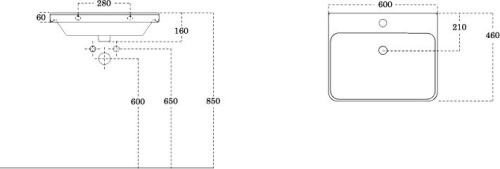 Мебель для ванной Aquanet София 60 фото 3